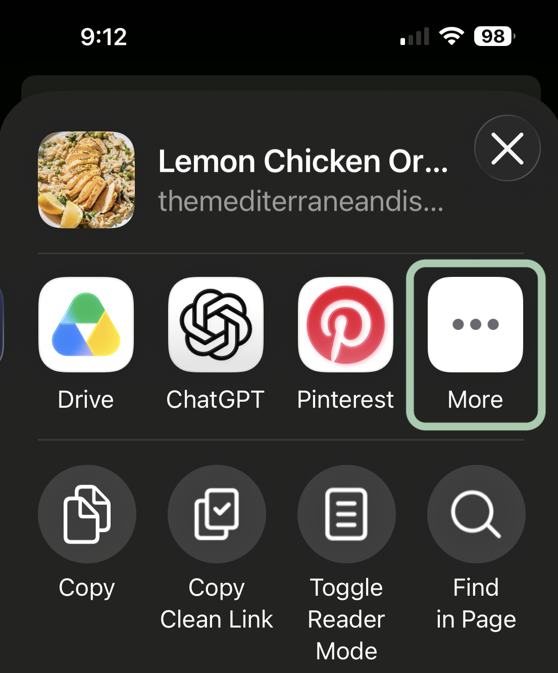 Adding Crumb to iOS Share Sheet